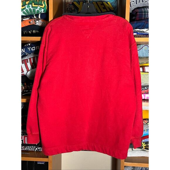 Vintage Tommy Hilfiger Jeans Quarter Zip Pullover Sweater - Picture 4 of 5